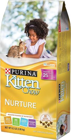 طعام جاف للقطط الصغيرة من بورينا، يغذي العضلات + تنمية الدماغ - (4) أكياس بوزن 6.3 رطل in Kuwait