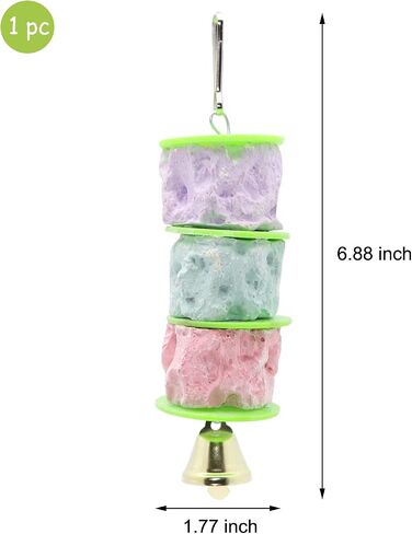 Wontee Bird Calcium Chew Grinding Treats Toy for Parakeet, 1 Pack in Kuwait