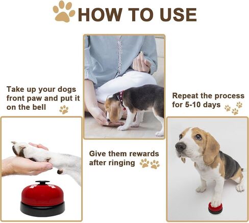2 Pcs Dog Door Bells Dog Doorbell to go Outside Puppy Train Bell for Dogs to Ring to go Potty Puppy Toilet Training Bell for Door Knob Girl Puppy Essentials Accessories (Pink) in Kuwait