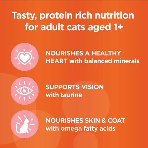 ايمس طعام قطط رطب خالي من الحبوب للبالغين من بيرفكت بورشنز، وصفة سمك السالمون (24) 2.6 اونصة، صواني مزدوجة سهلة التقشير in Kuwait