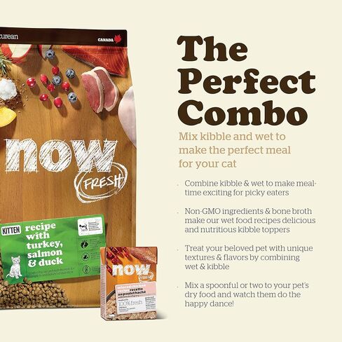 طعام القطط الرطب الطازج، 6.4 أونصة 24 قيراط - طعام القطط الرطب الخالي من الحبوب - وصفة الدجاج المفروم مع مرق مرق العظام للقطط - اللحوم الحقيقية والأسماك للبروتين in Kuwait