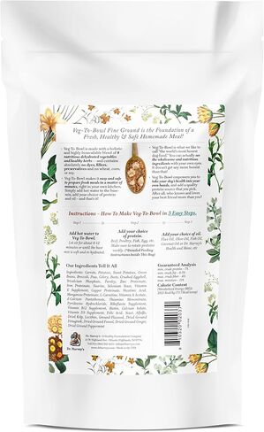 طعام الكلاب المطحون جيدًا من دكتور هارفي، مزيج أساسي مجفف من الدرجة البشرية للكلاب، مزيج شمولي خالٍ من الحبوب للكلاب الصغيرة (3 أرطال) in Kuwait