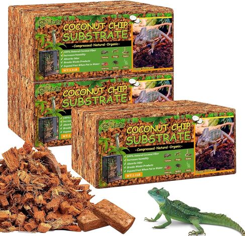 Riare 10LB Coconut Husk Chip for Reptiles, 72 Quart Coconut Fiber Substrate in Saudi Arabia