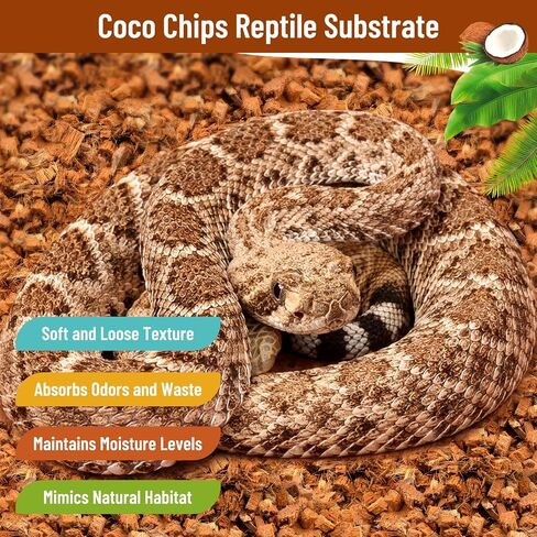 Riare 10LB Coconut Husk Chip for Reptiles, 72 Quart Coconut Fiber Substrate in Saudi Arabia