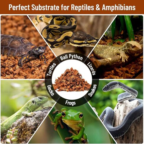 Riare 10LB Coconut Husk Chip for Reptiles, 72 Quart Coconut Fiber Substrate in Saudi Arabia