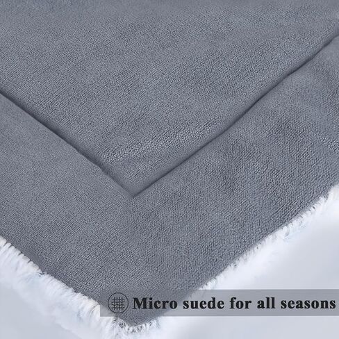 سجادات قفص الكلاب من VIVAGLORY، وسادات بيت الحيوانات الأليفة قابلة للغسل على الوجهين مع قطيفة دافئة مريحة | سرير من جلد الغزال الصغير مناسب لجميع المواسم، سرير نوم محمول للحيوانات الأليفة للتخييم والرحلات البرية in Kuwait