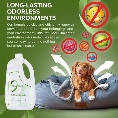 Zero Odor Pet Odor Eliminator Spray for Dog & Cat Urine, Carpet Deodorizer in Saudi Arabia