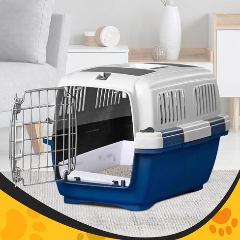 Ziliny 5 Pcs Portable Travel Litter Box 17 x 13.4 x 5.1 Inches Disposable Plastic Litter Box for Cat Foldable Kitty Litter Tray Double Layer Waterproof Litter Box for Small Pets Animals Travel Needs in Saudi Arabia