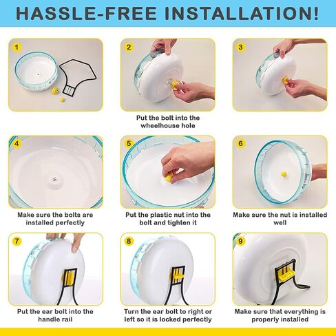 عجلة هامستر صغيرة مقاس 8.3 بوصة، عجلة هامستر هادئة، ملحقات عجلة الهامستر، ألعاب الهامستر، عجلة تمرين الهامستر، عجلة تمرين الحيوانات الأليفة، عجلة تمرين صامتة للهامستر، الجربوع، الفئران باللون الأزرق in Kuwait