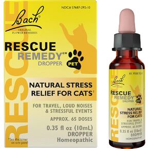 Bach RESCUE REMEDY PET for Dogs 20mL, Natural Calming Drops, Stress Relief for Dogs & Puppies, Caused by Separation, Thunder, Fireworks, Homeopathic Flower Remedy