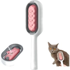 فرشاة شعر الحيوانات الأليفة لتنظيف الجاذبية الجديدة متعددة الوظائف. يمكن استخدامه مع سائل التنظيف اليومي، رعاية أفضل لحيواناتك الأليفة، إصدار عالمي للقطط والكلاب 3 في 1 لإزالة شعر الظهر (أزرق) in Kuwait