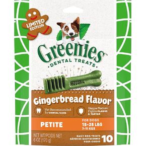 GREENIES الأصلي TEENIE الكلب الطبيعي للعناية بالأسنان يمضغ صحة الفم للكلاب، 36 أوقية. الحزمة (130 قطعة)