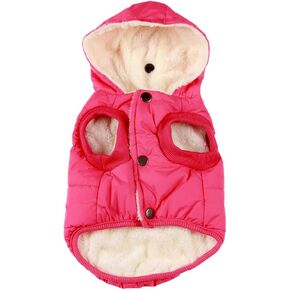 Vecomfy Warm Dog Coats with Hoodie,Winter Dog Jackets for Small Dogs in Saudi Arabia