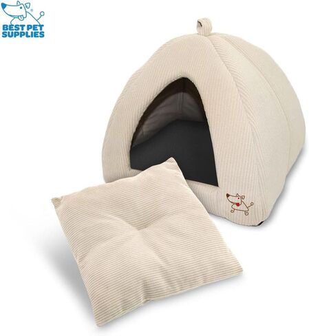 Cozy Cat Cave by Best Pet Supplies - Gray, 17 x 15 x 14 in Saudi Arabia