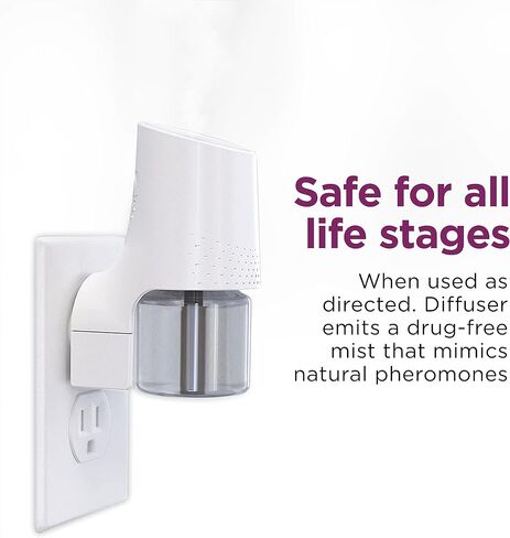 عبوتين، عبوات إعادة تعبئة فرمون متعدد القطط من كومفورت زون (60 يومًا) من أجل منزل هادئ، يوصى به الطبيب البيطري، إيقاف قتال القطط، وتقليل الرش، والخدش، والسلوكيات الإشكالية الأخرى in Kuwait