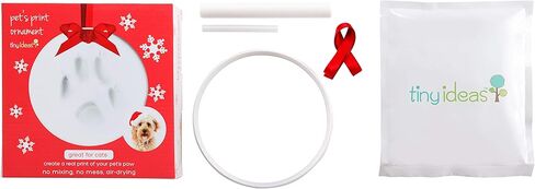 مجموعة زينة مطبوعة بمخالب عيد الميلاد من تايني آيدياز، تذكار للعطلات بدون خبز ولا فوضى، زينة عيد الميلاد للكلاب أو القطط، تذكار تذكاري للحيوانات الأليفة in Kuwait