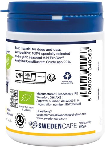 Proden PlaqueOff Dental Care for Dogs and Cats, 180gm in Saudi Arabia