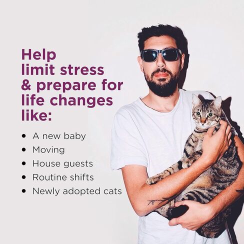 مجموعة أدوات إعادة تعبئة الروائح المهدئة للقطط من كومفورت زون: 6 عبوات؛ الفيرومونات لتقليل التوتر والرش والخدش in Kuwait