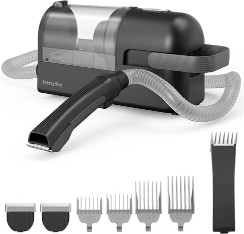 lvittyPet Pet Electric Clipper Attachment 5 Guide Comb Set,Compatible HS-CW01 Pet Grooming Vacuum's Electric Clipper in Kuwait