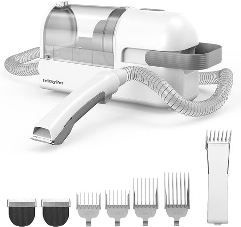 lvittyPet Pet Electric Clipper Attachment 5 Guide Comb Set,Compatible HS-CW01 Pet Grooming Vacuum's Electric Clipper in Kuwait