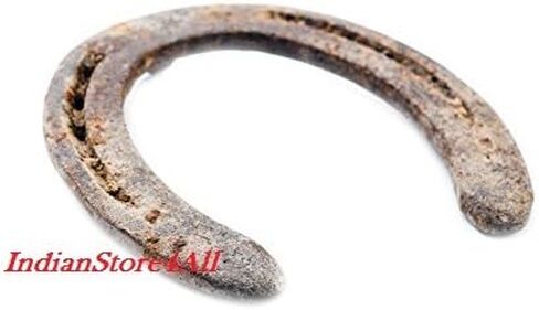 IndianStore4All Black Horseshoe - Good Luck Charm - Rustic - Lucky Gift Feng shui Positive Energy in Saudi Arabia