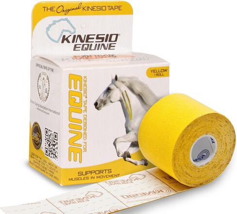 شريط Kinesio Equine - شريط حصان Tex Gold FP - شريط مصنوع خصيصًا للخيول - لفة 2 × 16 بوصة in Saudi Arabia
