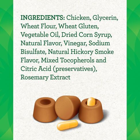 GREENIES PILL POCKETS Capsule Size Natural Dog Treats Chicken Flavor, 15.8 oz. Value Pack (60 Treats) in Kuwait