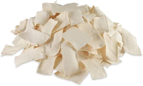 Natural Rawhide Chips – Premium Long-Lasting Dog Treats with Thick Cut Beef Hides (5 Lb) in Saudi Arabia