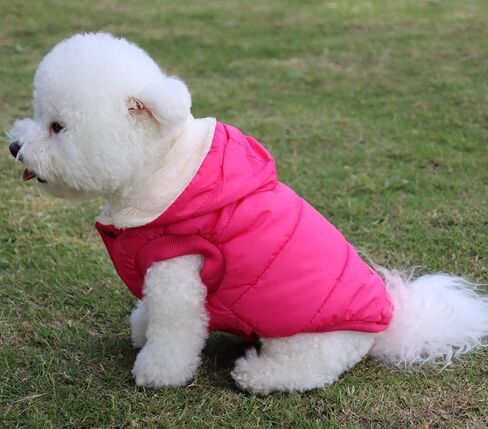 Vecomfy Warm Dog Coats with Hoodie,Winter Dog Jackets for Small Dogs in Saudi Arabia