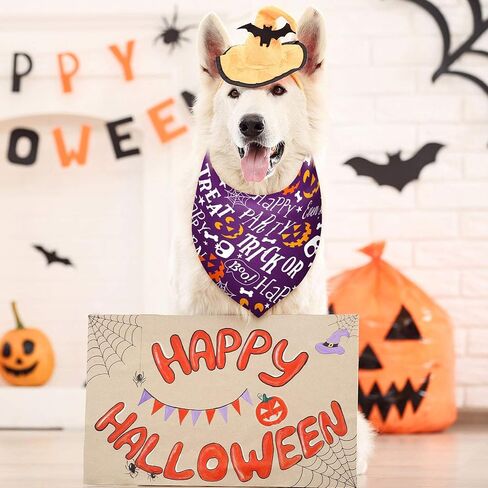 Weewooday 9 Pcs Holiday Dog Bandanas Adjustable Washable Pet Scarves in Saudi Arabia