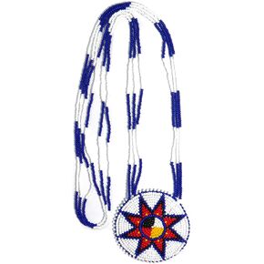 Native American Style Layered Beaded Necklace– Ukrainian beaded Necklace Native Handmade Seed Bead Necklace,Tribal ethnic beaded necklace