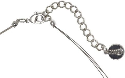 Coiris 3 Layers Illusion Wire Beaded Statement 19.5" Necklace for Women in Kuwait