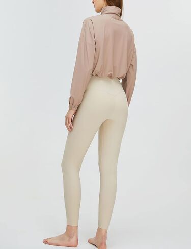 Gihuo Women's UPF 50+ Sun Protection Jackets Athletic Long Sleeve Cropped Jacket Yoga Quick Dry Workout Shirt Tops in Saudi Arabia