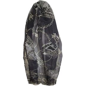 MARUYAMA #SS53188041 Harness, Silk Long Scarf, Beautifully Designed Stole, made of Silk Shiffon, Gift Cased in Kuwait