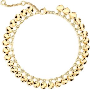 MEVECCO Gold Plated Anklet, 14K Gold Boho Beach Dainty Cute Tiny Lucky Star Foot Chain Ankle Bracelet Silver Beaded Chain Anklet for Women