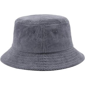 Zylioo S-2XL Corduroy Bucket Hat,Plus Size Adjustable Fishing Sun Hats,Small/Normal/Oversize Golf Hat for Cool Weather