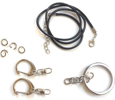 retsamradassaT 6 Pieces OP Weapon Sword Blade Pendant Keychain Keyblade Necklace Jewelry Cosplay Ornament Set in a Gift Box in Kuwait