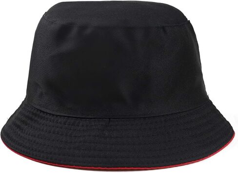 Unisex 100% Cotton Packable Bucket Hat Sun Hat Unisex Beach Cap for Men Women Kid in Kuwait