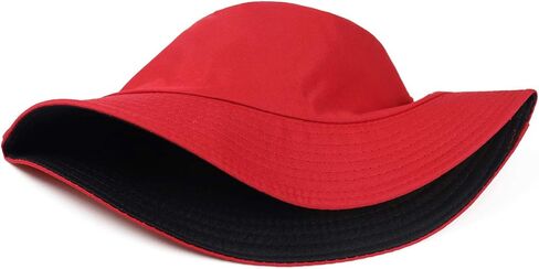 Unisex 100% Cotton Packable Bucket Hat Sun Hat Unisex Beach Cap for Men Women Kid in Kuwait