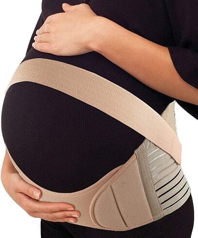 S.G. Adjustable Belly Bands for Pregnant Women (Pink, M) – Maternity Belly Band for Pelvic & Back Pain – Ideal Pregnancy Belt for All Stages of Gestation – Pregnancy Must Haves for To Be Moms in Saudi Arabia