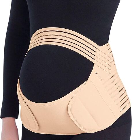 S.G. Adjustable Belly Bands for Pregnant Women (Pink, M) – Maternity Belly Band for Pelvic & Back Pain – Ideal Pregnancy Belt for All Stages of Gestation – Pregnancy Must Haves for To Be Moms in Saudi Arabia