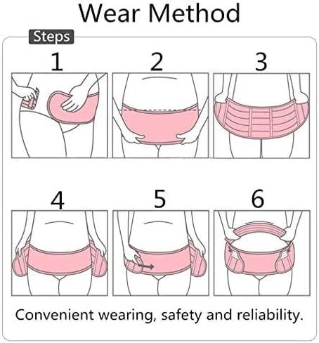 S.G. Adjustable Belly Bands for Pregnant Women (Pink, M) – Maternity Belly Band for Pelvic & Back Pain – Ideal Pregnancy Belt for All Stages of Gestation – Pregnancy Must Haves for To Be Moms in Saudi Arabia