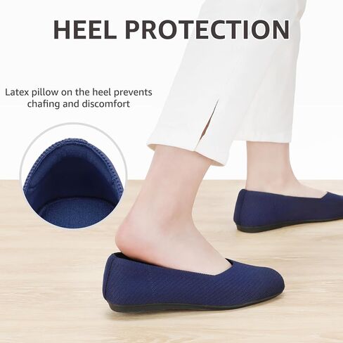 أحذية نسائية مسطحة من Bacia بمقدمة مربعة وأحذية باليه مسطحة ومريحة وأنيقة in Kuwait