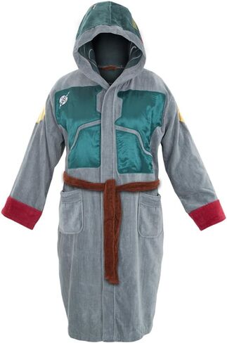 Star Wars Boba Fett Unisex Hooded Bathrobe for Adults in Saudi Arabia