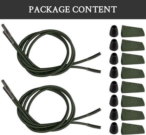 Endoto 2 Pairs Elastic Shoelaces Strings Replacement Laces for Hey Dude Shoes in Kuwait