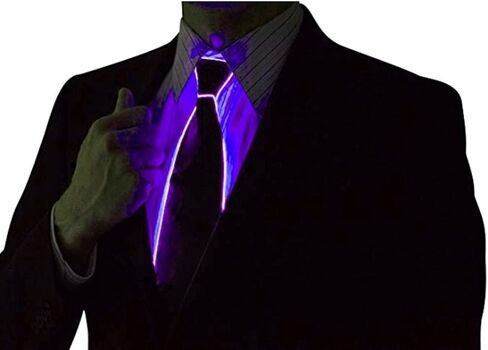 تضيء ربطات العنق مضيئة LED التعادل قابل للتعديل وامض LED تضيء التعادل رجل تضيء العلاقات فاني الجدة ربطة العنق in Saudi Arabia