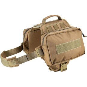 حقيبة ظهر للكلاب من JiePai، حقيبة ظهر للتنزه سيرًا على الأقدام، حقيبة سرج، حقيبة ظهر للكلاب، مع جيوب للكلاب المتوسطة والكبيرة، أسود in Kuwait