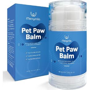 واقي وسادة بلسم مخلب الكلب ومرطب مهدئ: يهدئ ويصلح ويشفي الشقوق الجافة المتهيجة وجروح الأنف بشكل فعال، ويخفف الحكة، 2.5 أونصة، مثالي لجروح الإصابات المتشققة - زبدة الشمع على شكل خطم in Kuwait