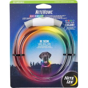 قلادة أمان Nite Ize NiteHowl LED - قلادة مضيئة للكلاب مع أضواء LED - إكسسوارات للكلاب للمشي والجري ليلاً - بطاريات قابلة للاستبدال - أخضر in Kuwait