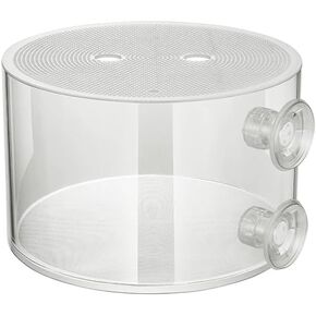 Fish Breeding Box, Fish Cultivating Container Acrylic Fish Isolator with Suction Cups, Aquarium Clown Fish and Guppy Fish Trained Acrylic Incubator (Medium)… in Saudi Arabia